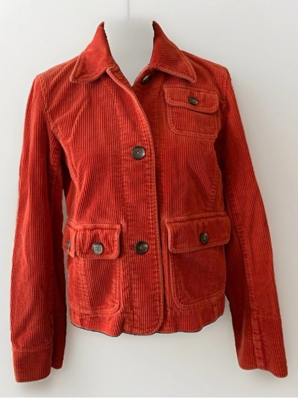 Vintage worn in style grandpacore cabincore American Living Corduroy Orange